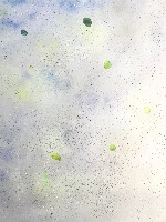 Dominique De Beir, 'Grande Screen', 2021, 3.50 x 2.50 m. papier, pigment, tweezijdig geperforeerd en geschilderd, detail
PHŒBUS•Rotterdam