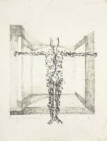 Simon Benson, 'Blood Tree Drawings _ Vitruvian Man', 2016 / 2017, pencil / paper, 42 x 32 cm.
PHŒBUS•Rotterdam