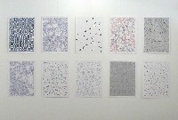 Bernadette Beunk, tekeningen in waterverf op papier, 65 x 40 cm.
PHŒBUS•Rotterdam