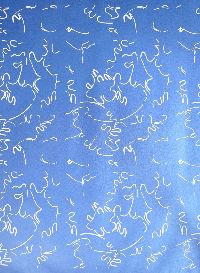 Bernadette Beunk, gezeefdrukte behangpapier, 0.70 x 0.50 m. (blauw k)
PHŒBUS•Rotterdam