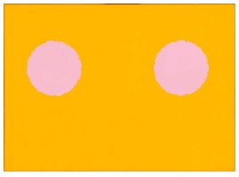 Tineke Bouma, z.t., 1993, 36,5x50 cm, latex, acryl en olieverf op linnen
PHŒBUS•Rotterdam