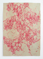 Bea Emsbach. ‘Tränendes Herz’, aquarel op papier, 29.8 x 21 cm.
PHŒBUS•Rotterdam