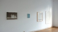 '25' - galerieruimte beletage met werken v.l.n.r:
 Claudio Pamiggiani, Willy de Sauter, Joachim Bandau, Sarah van der Lijn
PHŒBUS•Rotterdam