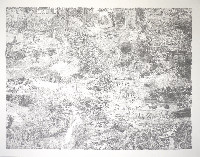 Anne Marie Finné, ''Vue Générale.G.II (La Hulpe)'', 2019,

tekening potlood op papier 44 x 56 cm. (ingelijst 47 x 59 cm.)
PHŒBUS•Rotterdam