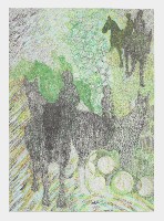Yvonne van de Griendt, 2017, grijze en kleurpotloden op papier, A4
PHŒBUS•Rotterdam