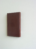 Stefan Gritsch, Acrylfarbe 2003, 'PORTRAIT', [bruin] 24 x 16 x 3 cm.; dit werk bestaat uit (gedurende enkele maanden tijd aangebrachte) geschilderde lagen verf
PHŒBUS•Rotterdam