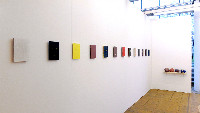 Stefan Gritsch, PHŒBUS•Rotterdam, ART Rotterdam 2020,

linkerwand met ' SELF-PORTRAITS', 1990-2020

en 'VIER TIERHERZEN', 1990-2019.
PHŒBUS•Rotterdam