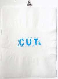 Stefan Gritsch, 'CUT', acryl op papier, 2009, 46 x 32.5 cm. UNICUM
PHŒBUS•Rotterdam