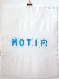 Stefan Gritsch, 'MOTIF', acryl op papier, 2009, 46 x 32.5 cm. UNICUM
PHŒBUS•Rotterdam
