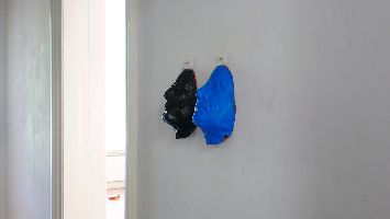 Stefan Gritsch, maskers: ''Inversionen'', 2008, acrylverf (hal beletage)
PHŒBUS•Rotterdam