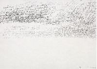 Toine Horvers, ‘Clouds Live’, (kleur)potloden op papier, 2003, 30 x 40 cm.
PHŒBUS•Rotterdam