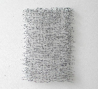 Hans Houwing, z.t. 2005, volièrvgaas en square mesh, 40 x 30 x 3,5 cm.
PHŒBUS•Rotterdam