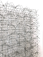 Hans Houwing, 27-7-21, 77 x 45 x 7, volièregaas [ 'kruizen en halve cylinders' ],detail
PHŒBUS•Rotterdam