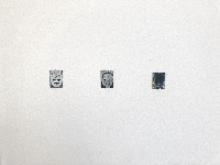 Susanne Humrich, driemaal 2022, 3,5 x 2,8 cm. [medaillon].
PHŒBUS•Rotterdam