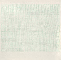 Sarah van der Lijn, groen raster 02.2016, potlood op papier, 30 x 30 cm.
PHŒBUS•Rotterdam