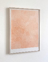 Sarah van der Lijn, 'Enkelingen [oranje]', 2022, kleurpotlood op papier, 58,7 x 42 cm. (ingelijst in Mertens, esdoorn ingewipt, museumglas 92% uv-werend).
PHŒBUS•Rotterdam