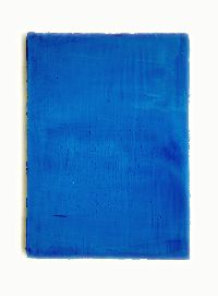 Willy de Sauter, z.t. 2006, krijt, pigment, hout, 45 x 40 cm. [blauw]
PHŒBUS•Rotterdam