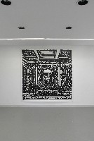 Frank Sciarone, A.224, 'Atrium' 2016, verf op papier, 200,5 x 200,5 cm.
PHŒBUS•Rotterdam