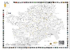 Ken'ichiro Taniguchi, topografische kaart van de stad Rotterdam met 100 vindplaatsen voor ''Hecomi'', werkperiode april-juni 2008, 100 x 141.6 m. (opl. 50 in rol, 200 gr. papier; opl. 200 gevouwen, 90 grams papier). Uitgave PHŒBUS•Rotterdam 1 februari 2009,

ISBN 90-75593-16-7.
PHŒBUS•Rotterdam