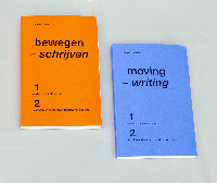 Toine Horvers, boekuitgave 'Bewegen - schrijven', 2020, NL en E -

teksten Toine Horvers en 18 auteurs.
PHŒBUS•Rotterdam