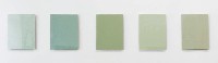 Voor het project 'Celadon' schildert Ane Vester telkens opnieuw 'de juiste kleur' celadon - zeegroen, grijsgroen; er ontstaat een lichtende serie.
PHŒBUS•Rotterdam