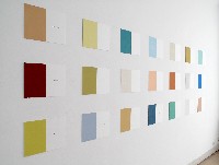 Ane Vester, 'Recollections' [3], 2016, werken in kleur/tekstkarton, gouache, letraset, 28 x 38 cm
PHŒBUS•Rotterdam