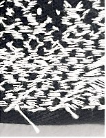 Donato Amstutz, ''temps mort'' 2023/25, borduursel op linnen, hxbxd 28,5 x 35 x 4 cm., detail
PHŒBUS•Rotterdam