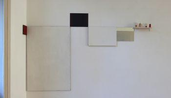 Charl van Ark, ''Geluk'', 1998-2010, olie, doek, verschillende materialen, 1.63 x 2.90 m.
PHŒBUS•Rotterdam