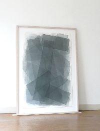 Joachim Bandau, Schwarz-aquarelle, 1.52 x 1.01 m.
PHŒBUS•Rotterdam