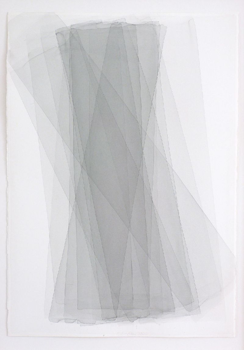 Joachim Bandau, Schwarzaquarelle 2008, 1 x 0.70 m. op Fabriano 5 50% cotton [16 banen], detail
PHŒBUS•Rotterdam