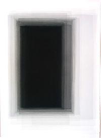 Joachim Bandau, `Schwarzaquarelle`, 2002/03`, 56 x 38 cm., meer dan vijftien egaal en transparent aangebrachte lagen verdunde zwarte aquarel
PHŒBUS•Rotterdam