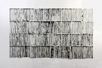 Dominique De Beir, 'Reports', 2006, 32 ekeningen inkt op papier, elk A4.
PHŒBUS•Rotterdam