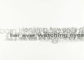 Simon Benson, ''Her Ever Seeing Eyes'', 2010, potlood /grafietstift / papier, 1 x 1.40 m.
PHŒBUS•Rotterdam
