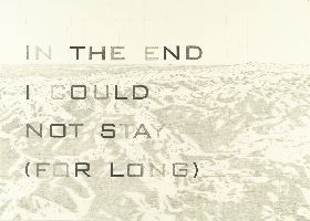 Simon Benson, ''In The End I Could Not Stay (For Long)'', 2010, potlood / papier, 1 x 1.40 m.
PHŒBUS•Rotterdam