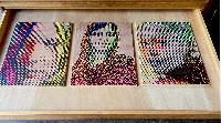 Petra Berghorst, 'Power Women', uit de serie zeefdruk op hout:

Marieke Lucas Rijneveld, Malala Yousafzai, Beyoncé Knowles
PHŒBUS•Rotterdam