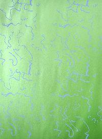 Bernadette Beunk, gezeefdrukte behangpapier, 0.70 x 0.50 m.(groen l)
PHŒBUS•Rotterdam