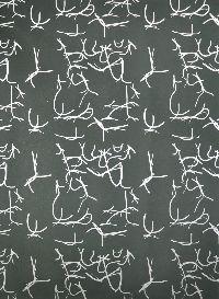 Bernadette Beunk, gezeefdrukte behangpapier, 0.70 x 0.50 m.(zwart q)
PHŒBUS•Rotterdam