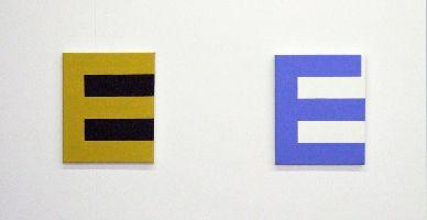 Tineke Bouma, twee werken z.t. acryl op linnen, 2008, elk 0.35 x 0.30 m.
PHŒBUS•Rotterdam