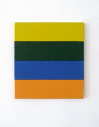 Tineke Bouma, z.t. 2007 [vier kleurbanden], acryl en latex op linnen 55 x 50 cm.
PHŒBUS•Rotterdam