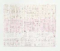 Célio Braga, Untitled (woven), 2018. Embossing and color pencil on woven paper.

38.2 x 47 cm. (+ lijst)
PHŒBUS•Rotterdam