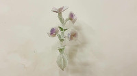 Esther Bruggink, 'Viola in Quarantaine', 2020,

o.a. polyesterfilm, borduurzijde, messingdraad, textiel,

45 x 20 x 20 cm.
PHŒBUS•Rotterdam