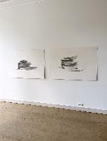 Mark Cloet, twee tekeningen uit de groep ''Plank'' / ''Planche'', 2021-2022,

103 cm. x 154 cm., op Arches Formaat : Aigle Zwaar. Inv.: 12.P.09 01 tot 14.
PHŒBUS•Rotterdam