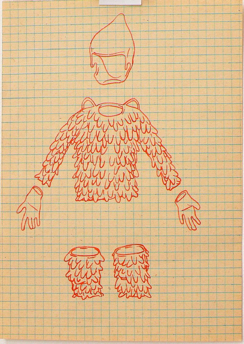 Bea Emsbach, tekeningen van haar afstudeerproject 1994, rode inkt / A5 papier. (5dfigzgezicht) UNICUM
PHŒBUS•Rotterdam