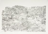 Anne Marie Finné, ''Vue Générale.G.V (aigle)'', 2019,

tekening potlood op papier 50 x 70 cm. (ingelijst 51,6 x 72 cm.)
PHŒBUS•Rotterdam