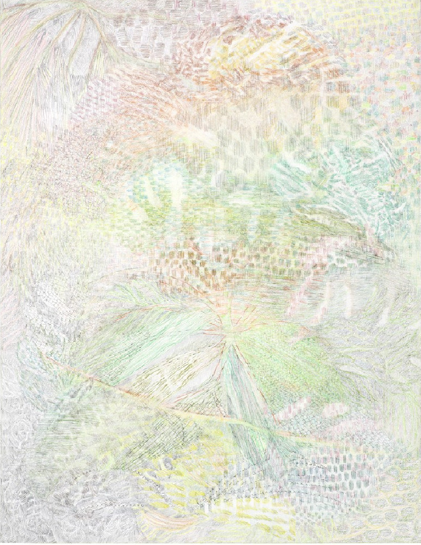 Yvonne van de Griendt, tekening in kleurpotloden 'Botanical Mimicry', 2019,
65 x 50 cm
PHŒBUS•Rotterdam Yvonne van de Griendt, tekening in kleurpotloden 'Botanical Mimicry', 2019,
65 x 50 cm
PHŒBUS•Rotterdam