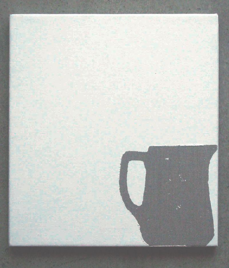 Stefan Gritsch, 2011, acrylic/linen, 45.5 x 41 cm. [Vermeer's milkjug]
PHŒBUS•Rotterdam