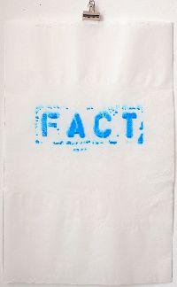 Stefan Gritsch, 'FACT', acryl op papier, 2009, 46 x 32.5 cm. UNICUM
PHŒBUS•Rotterdam