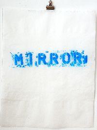Stefan Gritsch, 'MIRROR', acryl op papier, 2009, 46 x 32.5 cm. UNICUM
PHŒBUS•Rotterdam