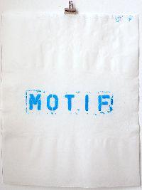 Stefan Gritsch, 'MOTIF', acryl op papier, 2009, 46 x 32.5 cm. UNICUM
PHŒBUS•Rotterdam