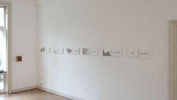 Stefan Gritsch, 12 werken over beeld en tekst 2007, potlood, grondering, acrylverf/linnen, 0.20 x 0.30 m.
PHŒBUS•Rotterdam